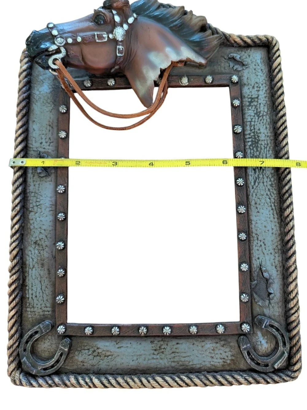 Rustic Horse Head Picture Frame